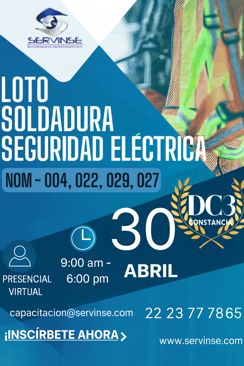 Módulo 2: LOTO - Seguridad Eléctrica - Soldadura